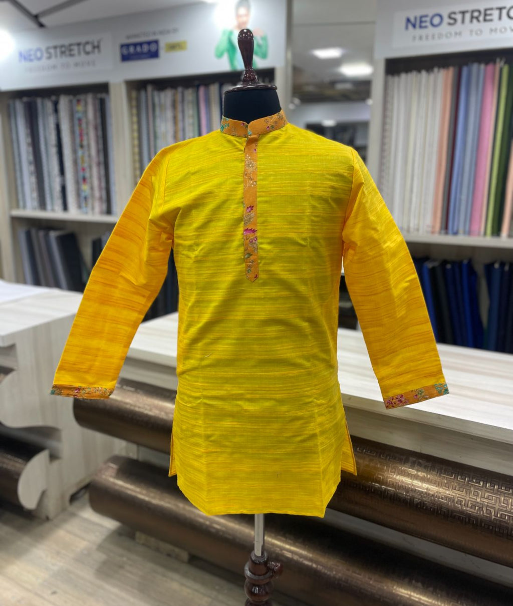 Designer Kurta for Haldi Ceremony - Tepchi Men