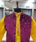Designer Kurta & Sadri Set for Wedding Wear - Tepchi Men