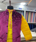 Designer Kurta & Sadri Set for Wedding Wear - Tepchi Men