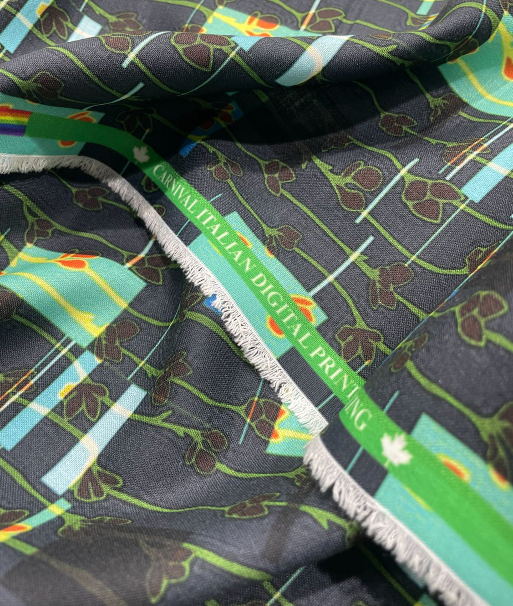 EcoChic Printed Anti Wrinke Cotton Fabric for Men's Shirts & Kurta - Tepchi Men