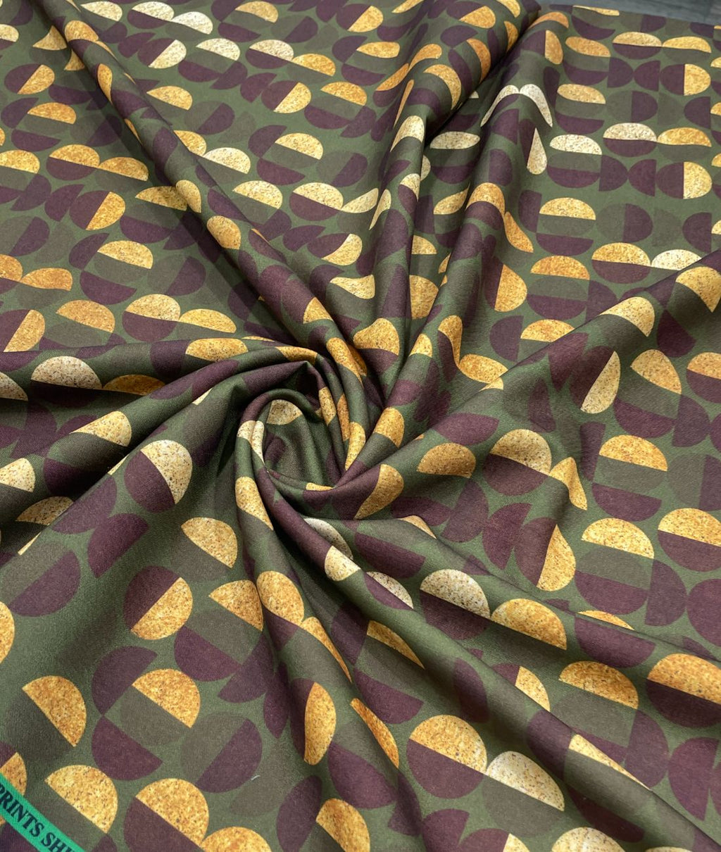 EcoSphere Printed Anti Wrinke Cotton Fabric for Men's Shirts & Kurta - Tepchi Men