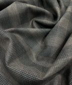Estelle Morris 110's Counts Ultra Luxury Checks Suiting Fabric for Suits & Blazers - Tepchi Men