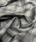 Estelle Morris 110's Counts Ultra Luxury Checks Suiting Fabric for Suits & Blazers - Tepchi Men