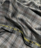Estelle Morris 110's Counts Ultra Luxury Checks Suiting Fabric for Suits & Blazers - Tepchi Men