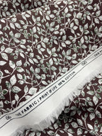 Floral Print Giza Cotton Fabric for Men's Shirt - Tepchi Men