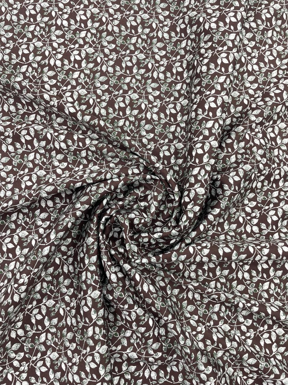 Floral Print Giza Cotton Fabric for Men's Shirt - Tepchi Men