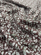 Floral Print Giza Cotton Fabric for Men's Shirt - Tepchi Men