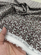 Floral Print Giza Cotton Fabric for Men's Shirt - Tepchi Men