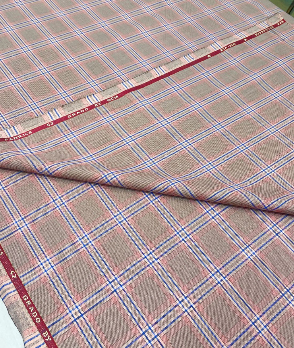 Grado Premium Checks Suiting for Balzer & Suits - Tepchi Men