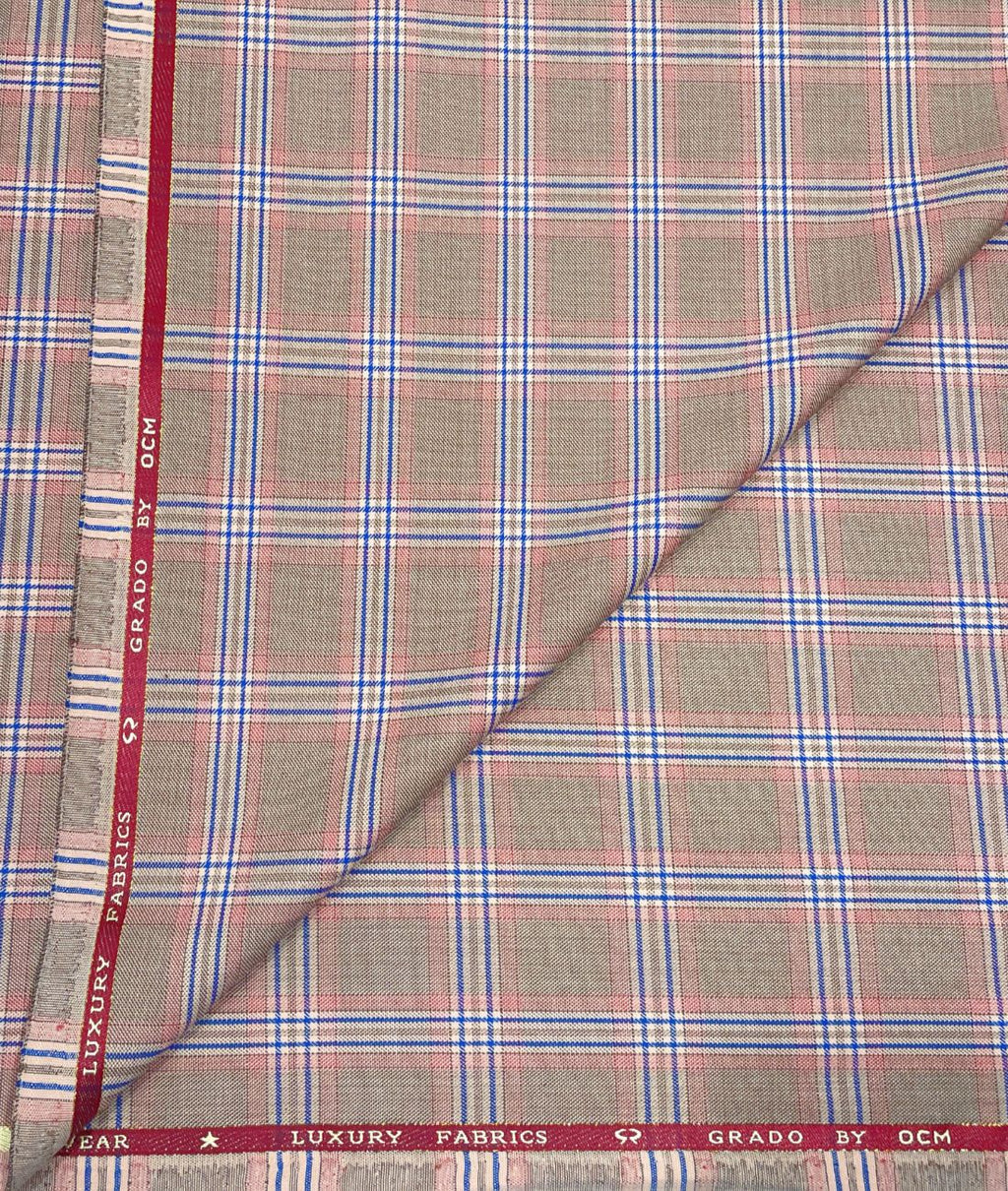 Grado Premium Checks Suiting for Balzer & Suits - Tepchi Men