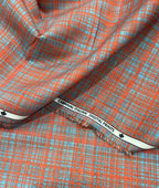 Heritage Check Printed Anti Wrinke Cotton Fabric for Men's Shirts & Kurta - Tepchi Men
