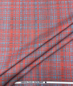 Heritage Check Printed Anti Wrinke Cotton Fabric for Men's Shirts & Kurta - Tepchi Men