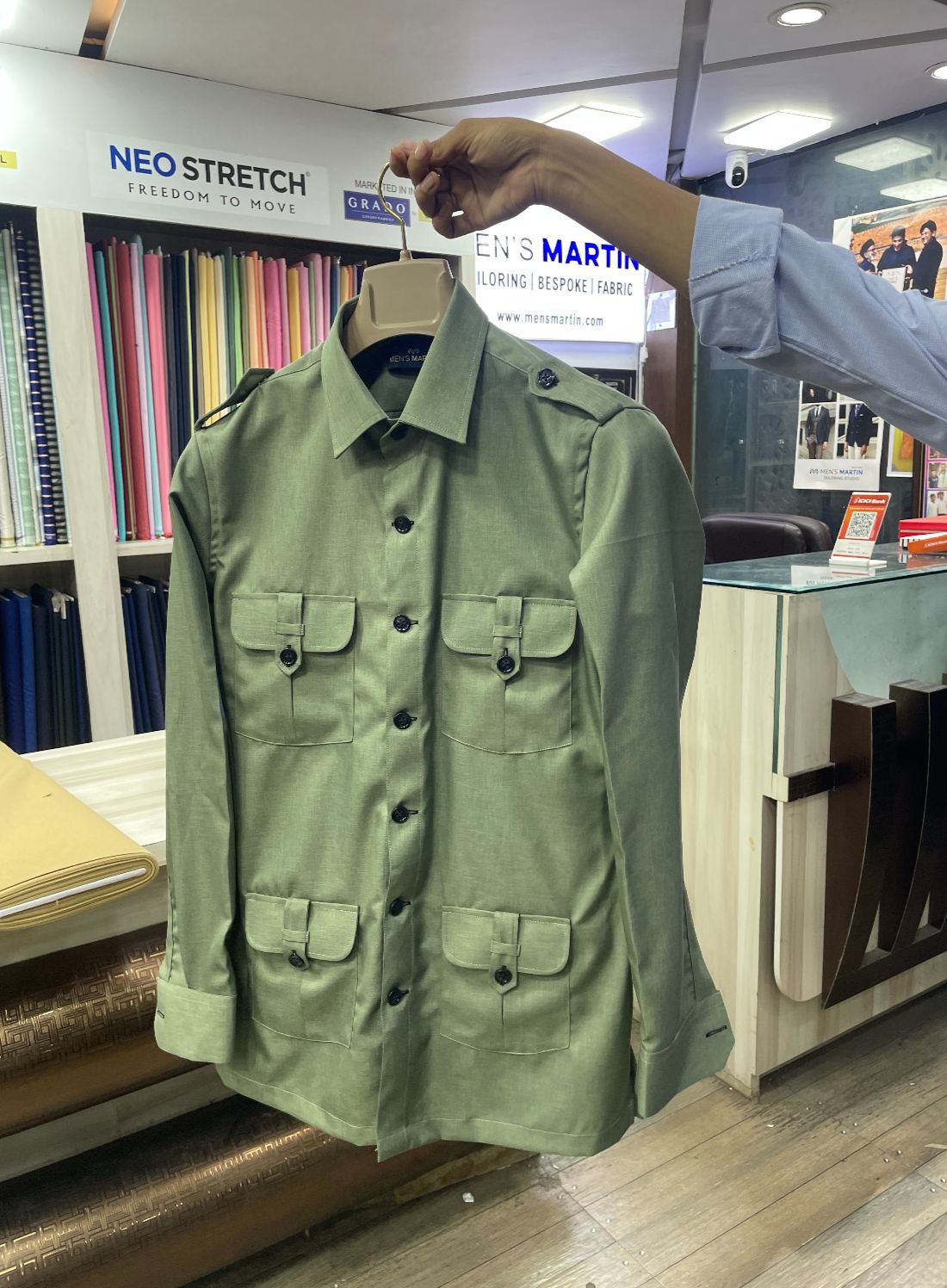 Hunting Shirt with 4 Pocket for Royal Event - Tepchi Men