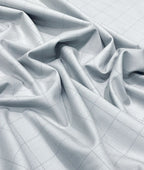 Italian Channel Light Grey Soft Feel Suiting Fabric - Tepchi Men