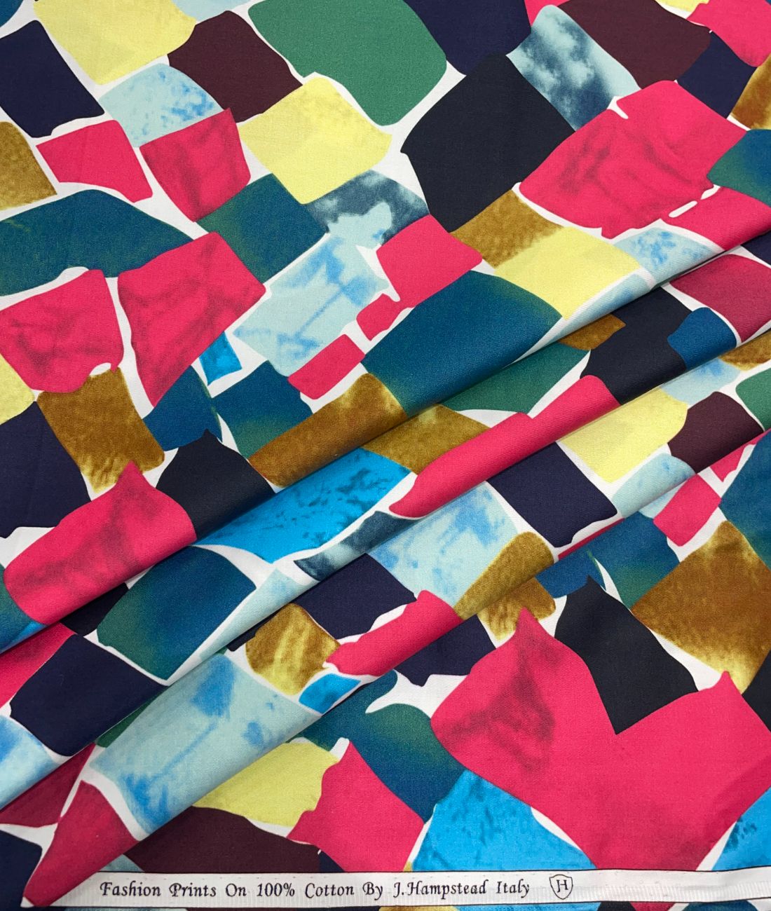 J.Hampstead Abstract Luxury 2 Ply Giza Cotton Fabric - Tepchi Men
