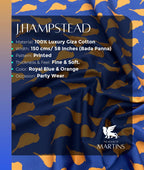 J.Hampstead Bird Print Luxury Giza Cotton Fabric for Men's Shirt - Tepchi Men