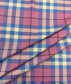 J.Hampstead Checks Luxe Edition Giza Cotton Fabric - Tepchi Men
