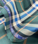 J.Hampstead Checks Luxe Edition Giza Cotton Fabric - Tepchi Men