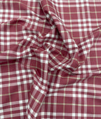 J.Hampstead Checks Luxe Edition Giza Cotton Fabric - Tepchi Men