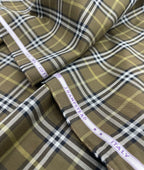 J.Hampstead Checks Luxury Giza Cotton Fabric for Mens's Shirt - Tepchi Men