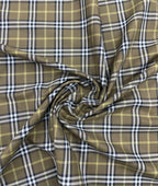 J.Hampstead Checks Luxury Giza Cotton Fabric for Mens's Shirt - Tepchi Men