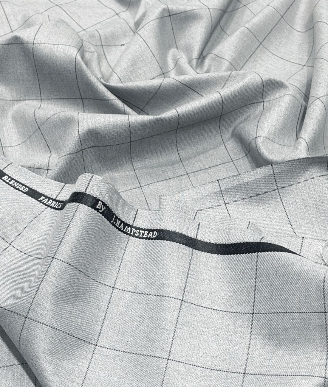 J.Hampstead Checks Luxury Suiting Fabric - Tepchi Men