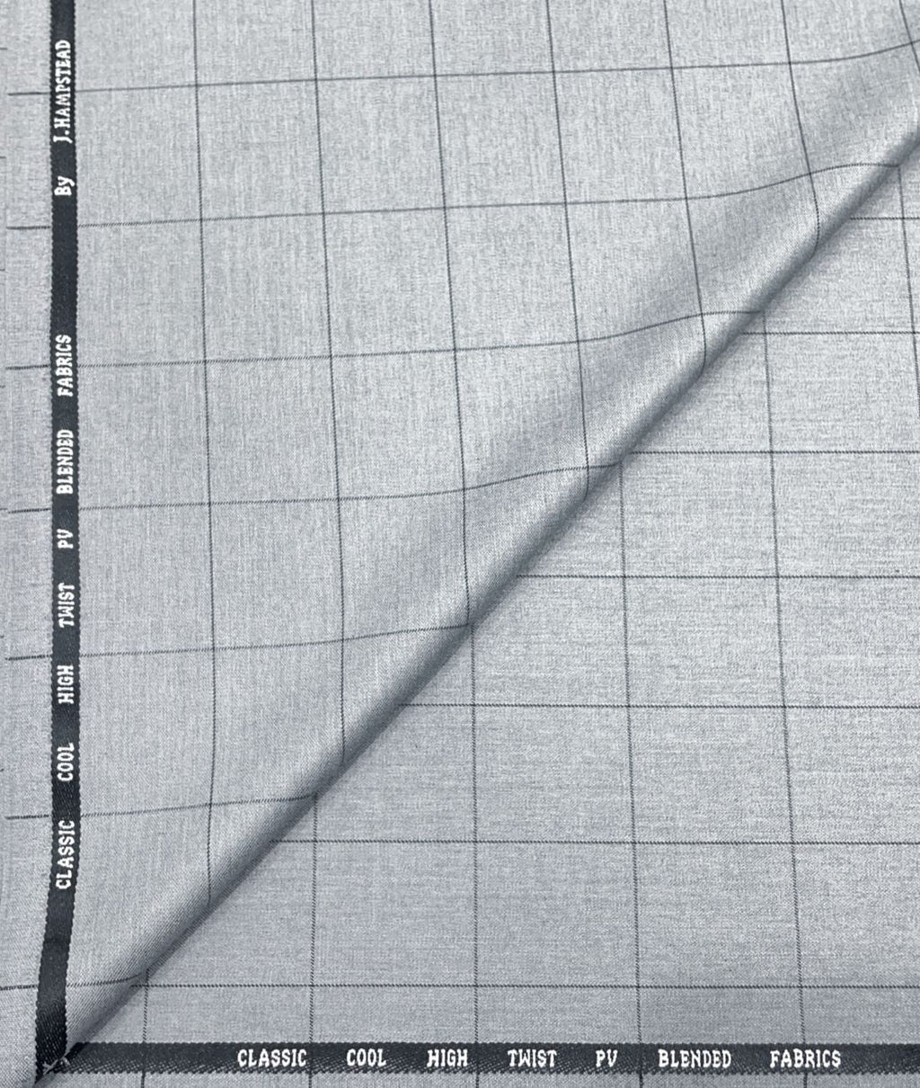 J.Hampstead Checks Luxury Suiting Fabric - Tepchi Men