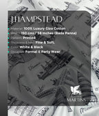 J.Hampstead City Prints Premium Giza Cotton Fabric for Men's Shirt - Tepchi Men