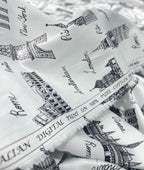 J.Hampstead City Prints Premium Giza Cotton Fabric for Men's Shirt - Tepchi Men