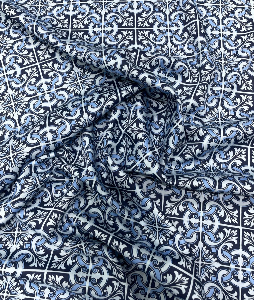 J.Hampstead Designer Printed Premiuim Giza Cotton Fabric for Men's Shirt - Tepchi Men