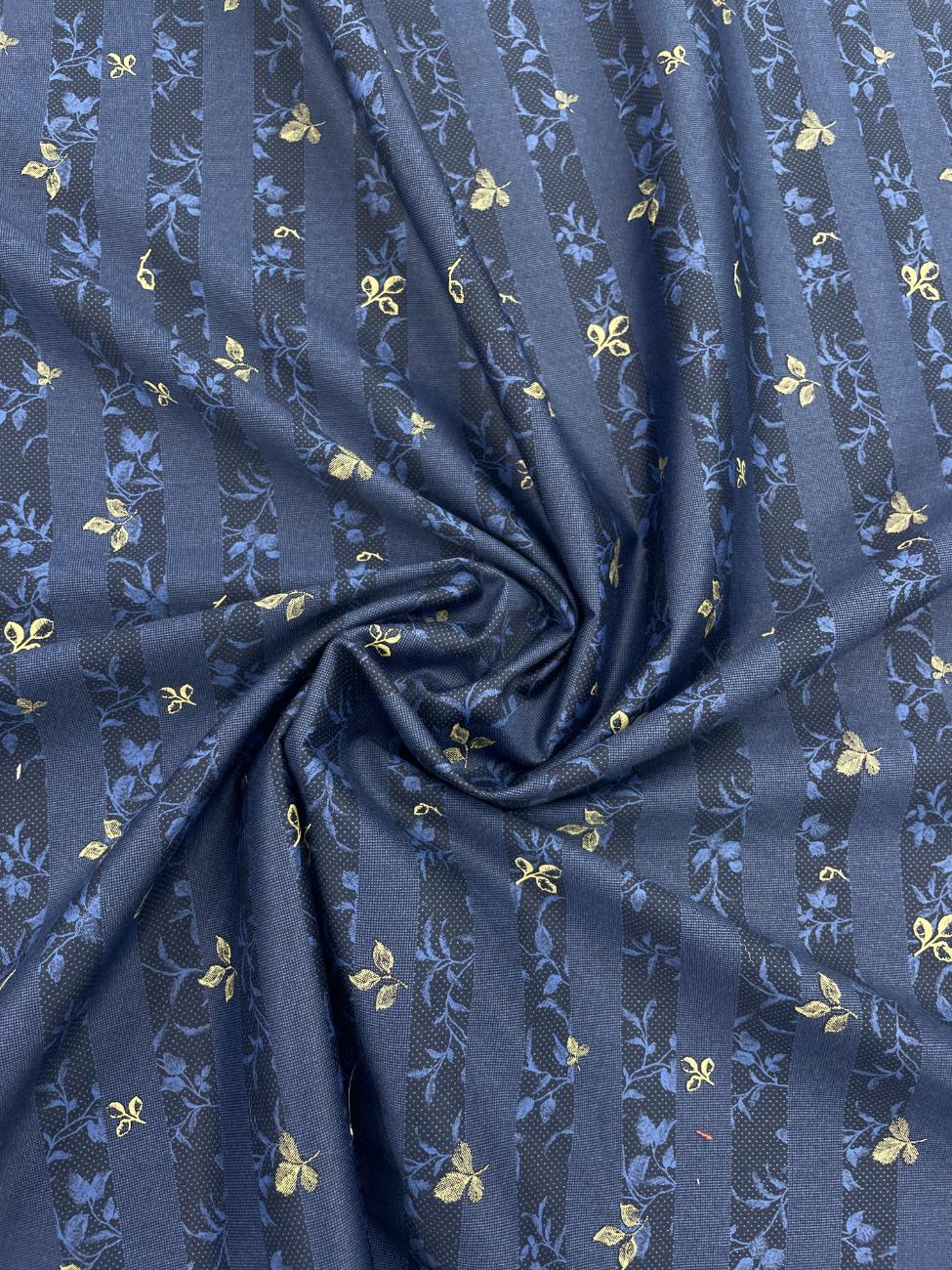 J.Hampstead Floral Print Luxury Cotton Fabric for Men's Shirt - Tepchi Men