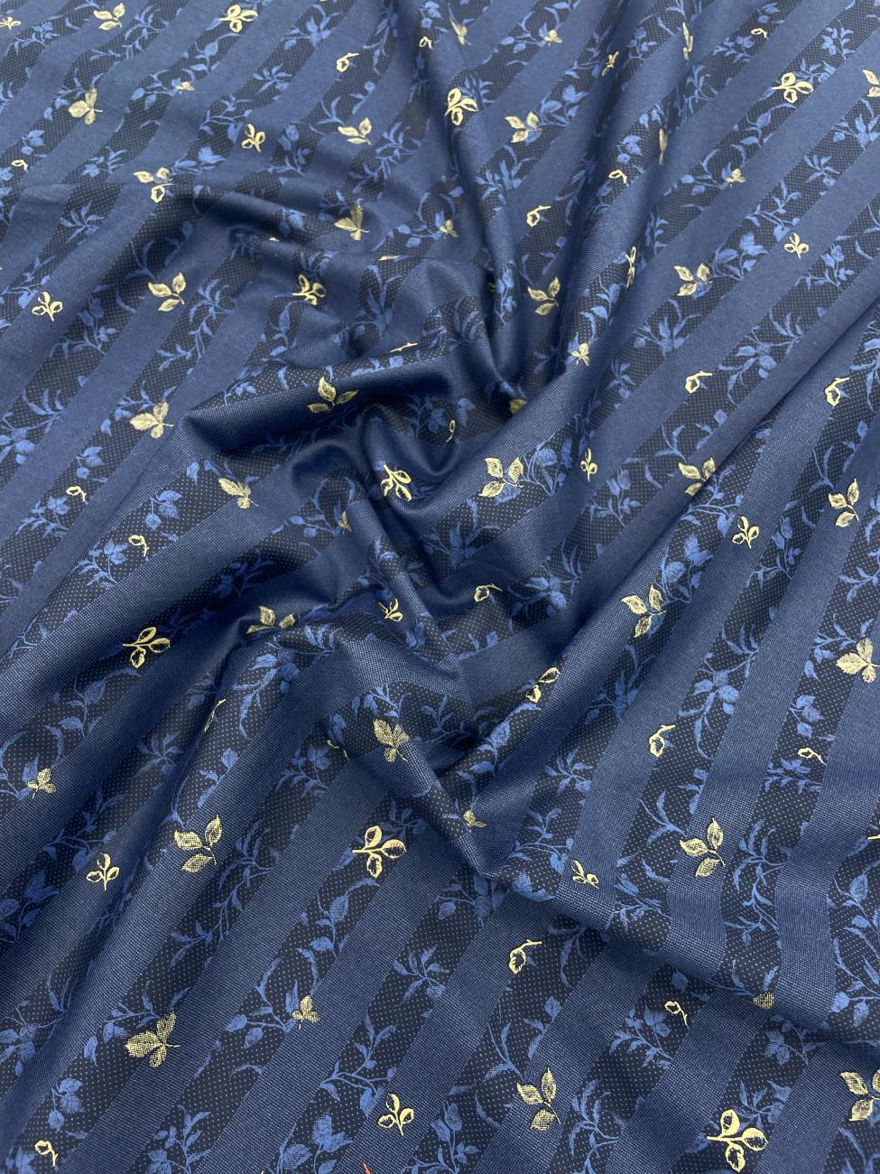 J.Hampstead Floral Print Luxury Cotton Fabric for Men's Shirt - Tepchi Men