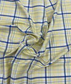 J.Hampstead Luxury 2 Ply Burberry Checks Giza Cotton Fabric for Men's Shirt - Tepchi Men