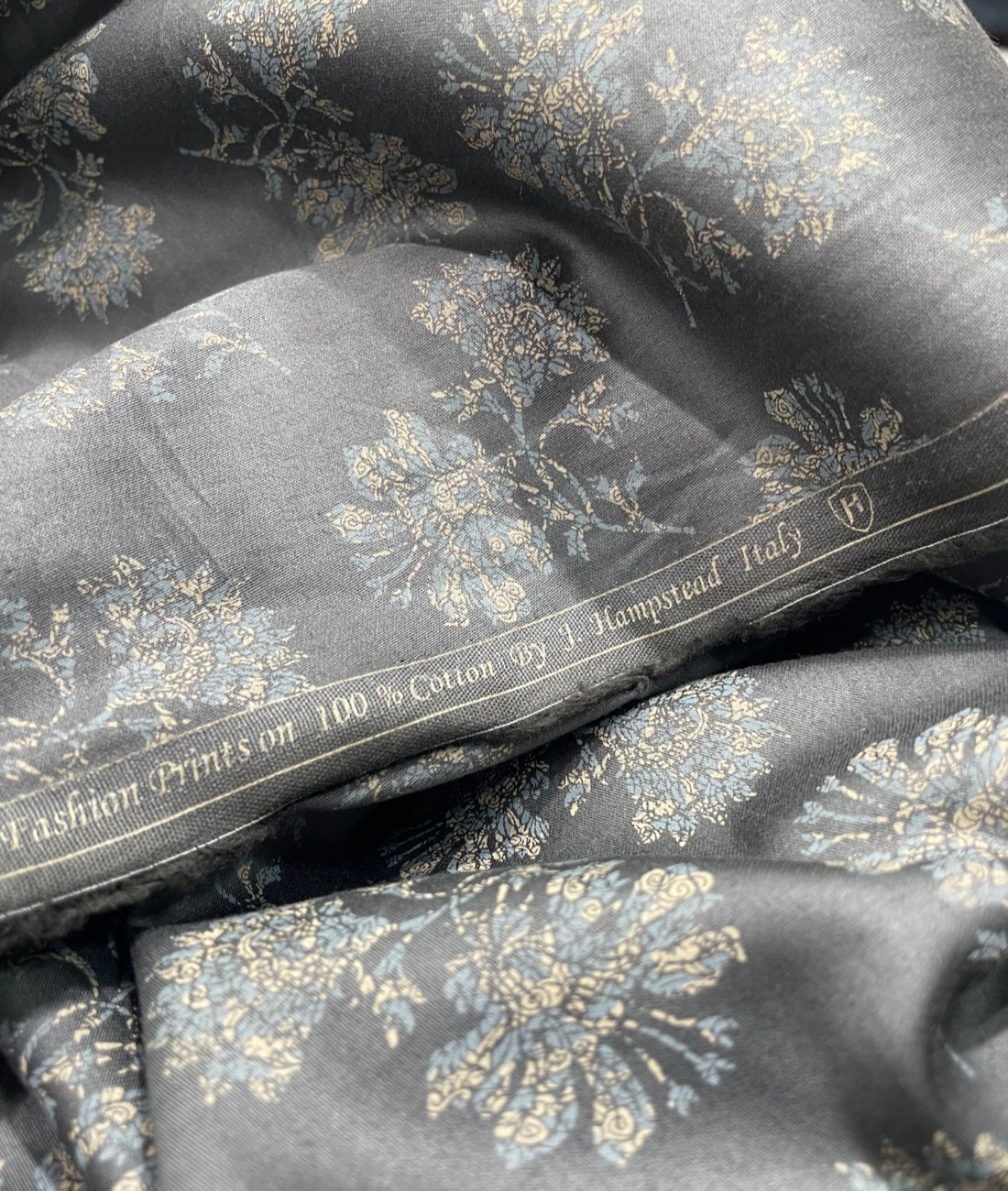 J.Hampstead Luxury 2 Ply Cotton Floral Printed Fabric for Men's Shirt - Tepchi Men
