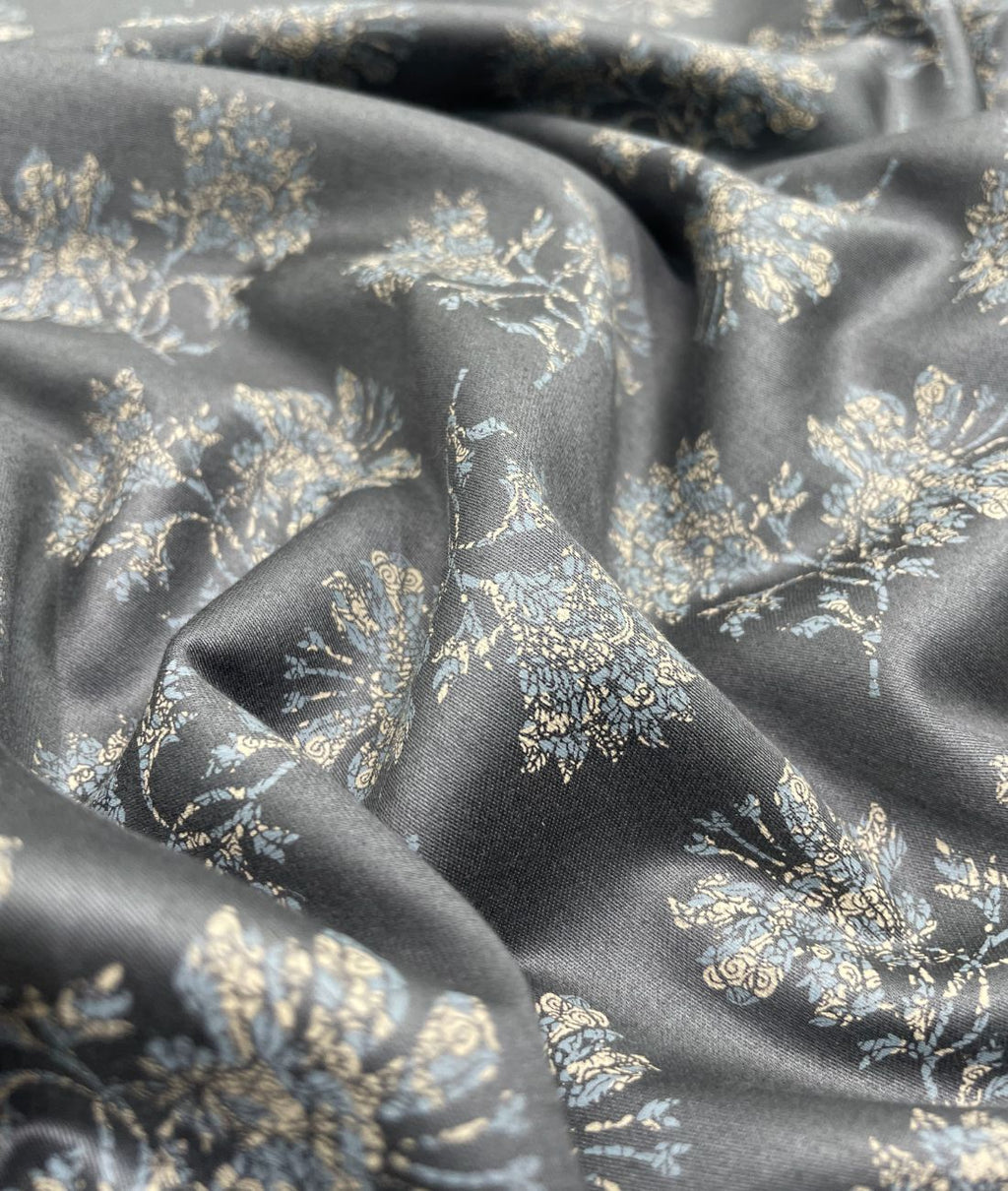 J.Hampstead Luxury 2 Ply Cotton Floral Printed Fabric for Men's Shirt - Tepchi Men