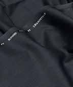 J.Hampstead Luxury Black with Self Pattern Suiting Fabric - Tepchi Men