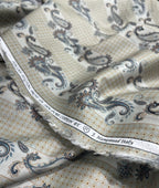 J.Hampstead Paisley Printed Luxury Giza Cotton Fabric for Shirts - Tepchi Men