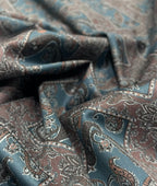 J.Hampstead Paisley Printed Luxury Giza Cotton Shirt Fabric - Tepchi Men