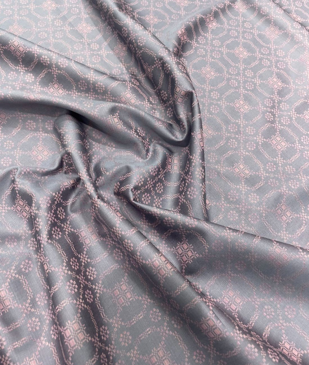 J.Hampstead Printed Jacquard Luxury Giza Cotton Fabric for Men's Shirt - Tepchi Men