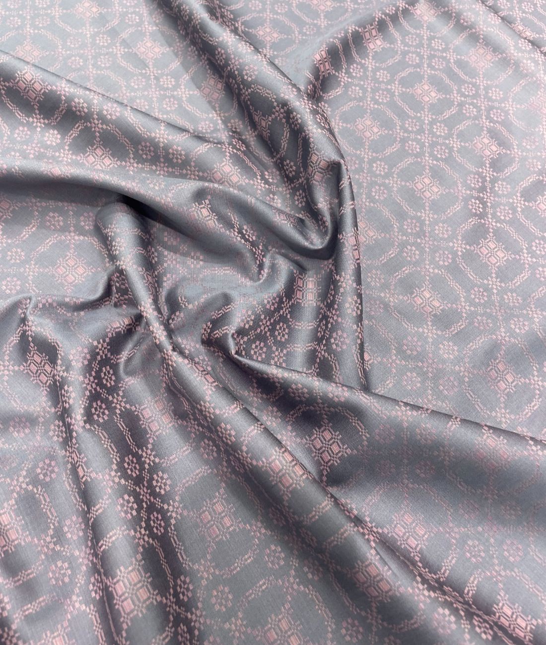 J.Hampstead Printed Jacquard Luxury Giza Cotton Fabric for Men's Shirt - Tepchi Men
