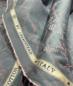 J.Hampstead Printed Jacquard Luxury Giza Cotton Fabric for Men's Shirt - Tepchi Men