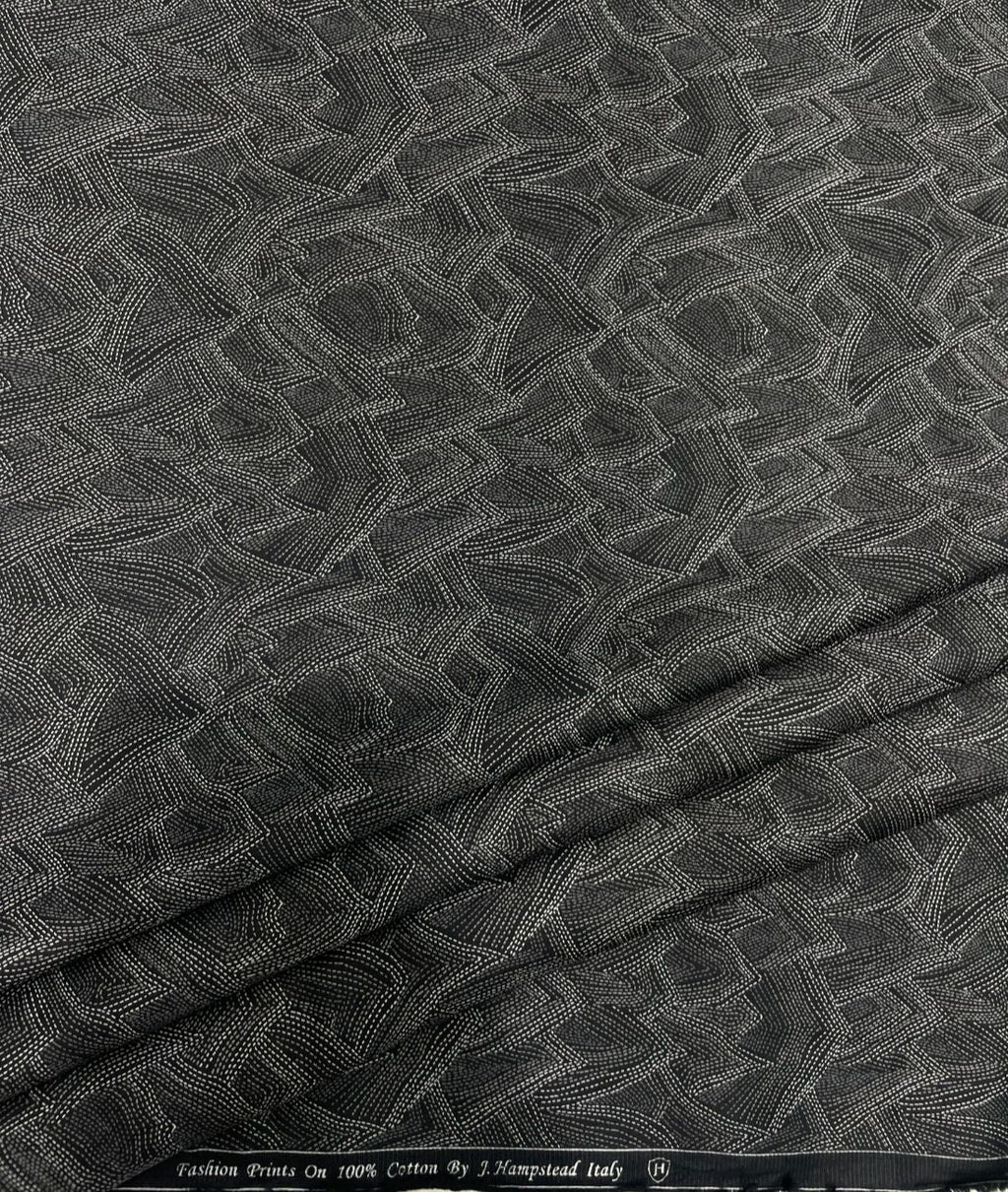 J.Hampstead Printed Luxury Giza Cotton Fabric for Men's Shirt - Tepchi Men