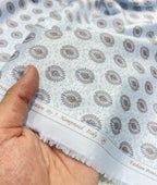 J.Hampstead Printed Luxury Giza Cotton Fabric for Men's Shirt - Tepchi Men