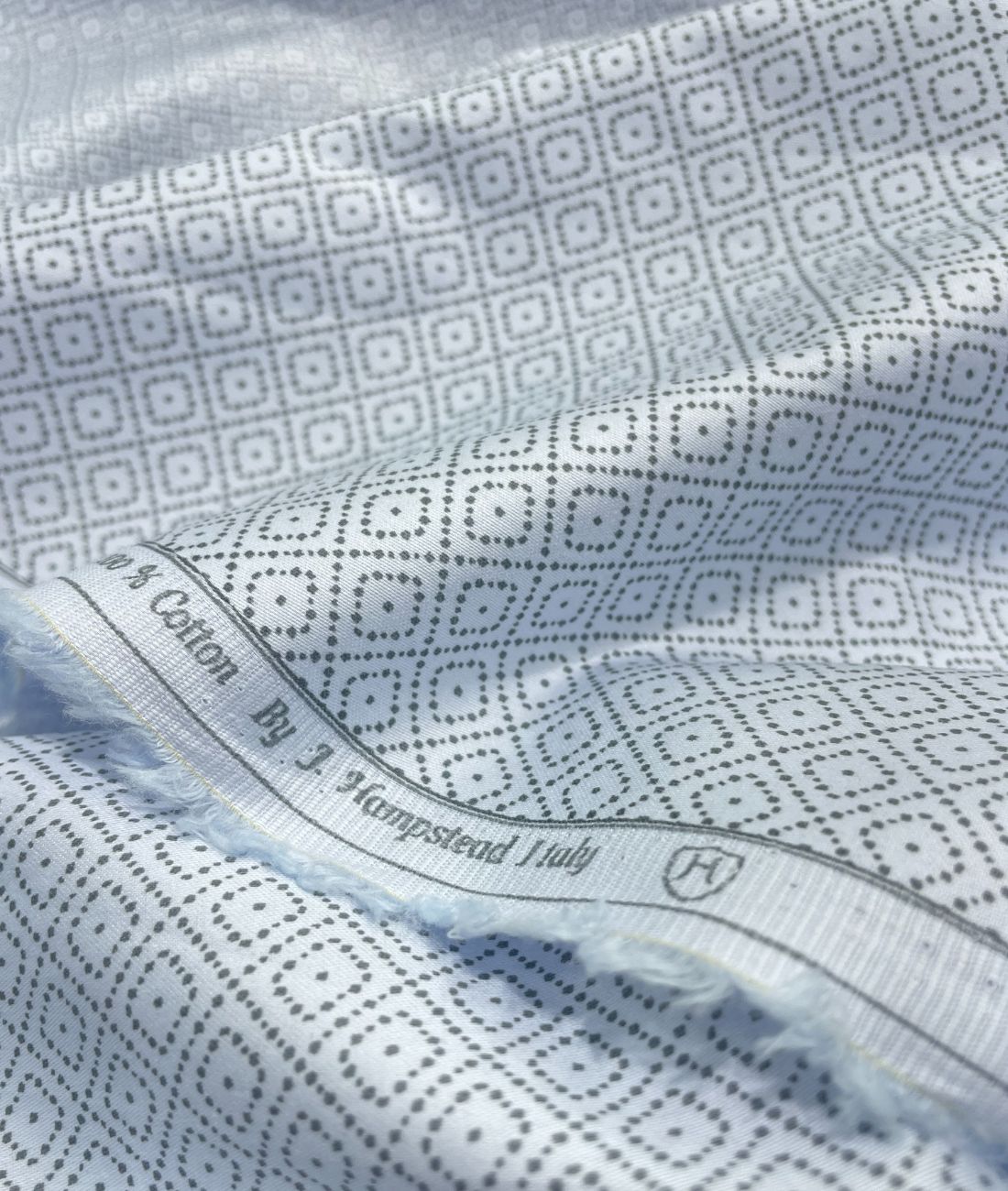J.Hampstead Printed Luxury Giza Cotton Fabric Men's Shirt - Tepchi Men