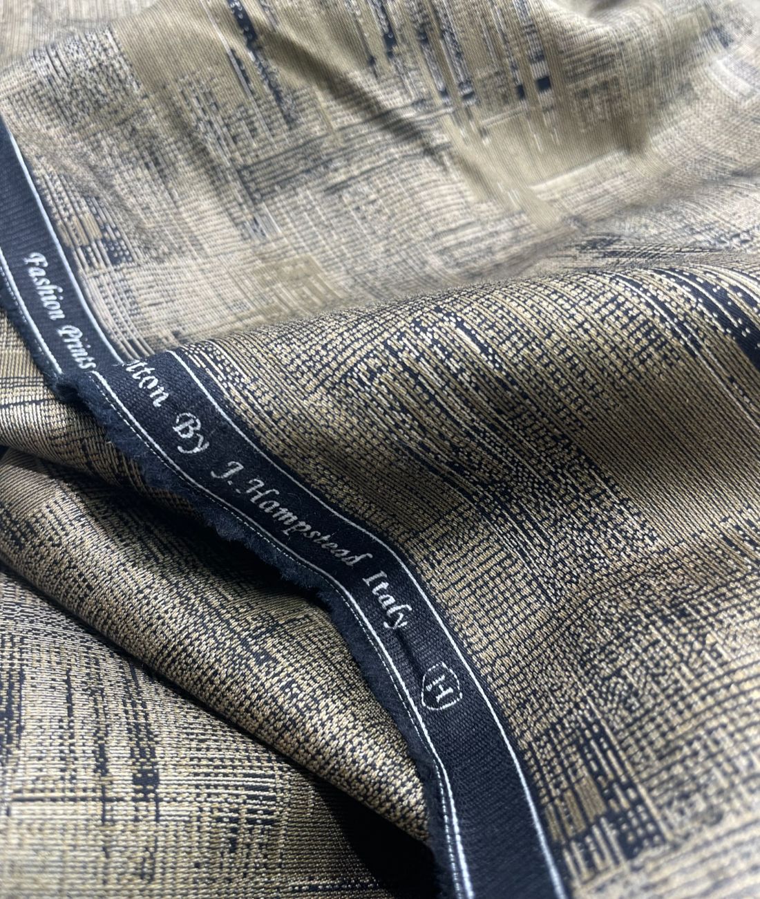 J.Hampstead Printed Luxury Giza Cotton Shirt Fabric - Tepchi Men
