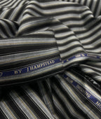 J.Hampstead Stripe Luxury 2 Ply Cotton Fabric for Premium Men's Shirt - Tepchi Men