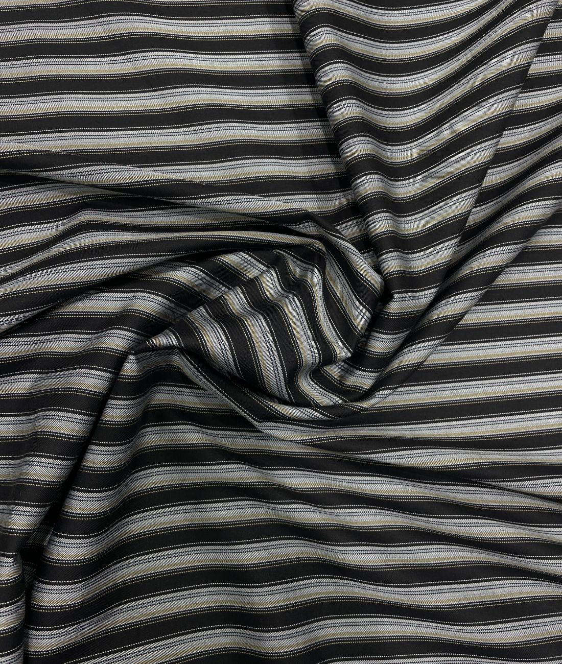 J.Hampstead Stripe Luxury 2 Ply Cotton Fabric for Premium Men's Shirt - Tepchi Men