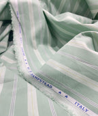 J.Hampstead Stripe Luxury Giza Cotton Fabric for Men's Shirt - Tepchi Men