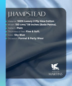 J.Hampstead Ultra Luxury Giza Cotton Formal Shirt Fabric - Tepchi Men