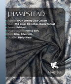J.Hampstead Very Unique Print Italian Giza Cotton Fabric - Tepchi Men